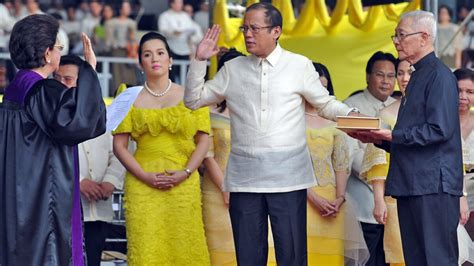 Benigno Aquino sworn in as president of the Philippines.